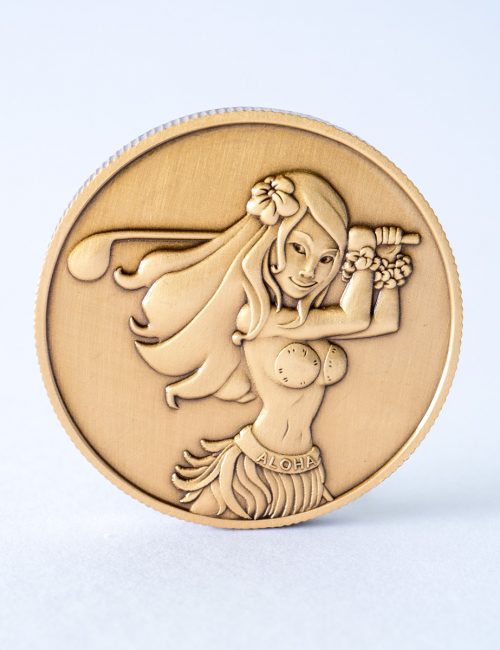 Hula Girl Fun Coin