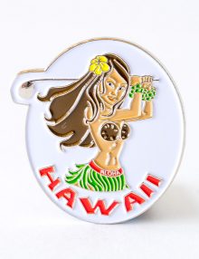 Hula Girl Ball Marker