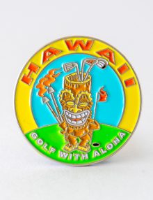 Tiki Ball Marker Yellow